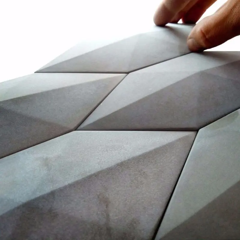 

Silicone Mould Rhombic Cement Wall Tile Flowerpot Mold TV Plaster Background Wall Mould Diamond Design Wall Brick Molds