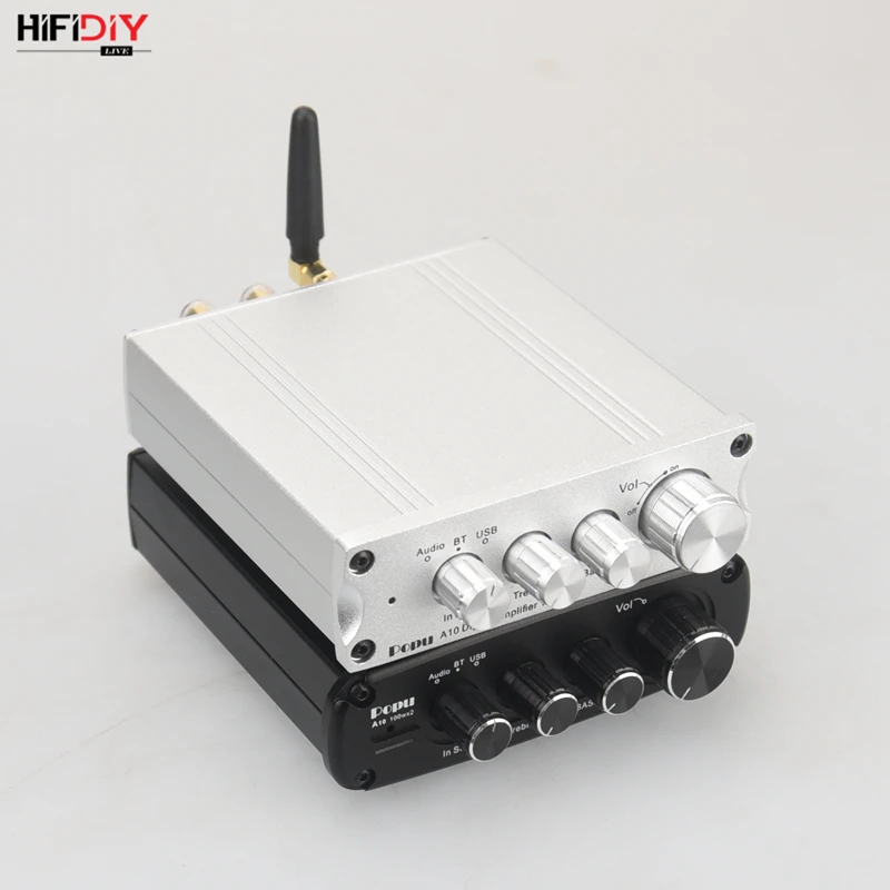 HIFIDIY LIVE A10 HiFi 2 0 полный цифровой аудио усилитель мощности 100 Вт Bluetooth 5 независимое
