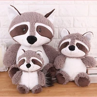 25cm 35cm 50cm gray raccoon plush toy lovely cute soft stuffed animals doll pillow for girls children kids baby birthday gift