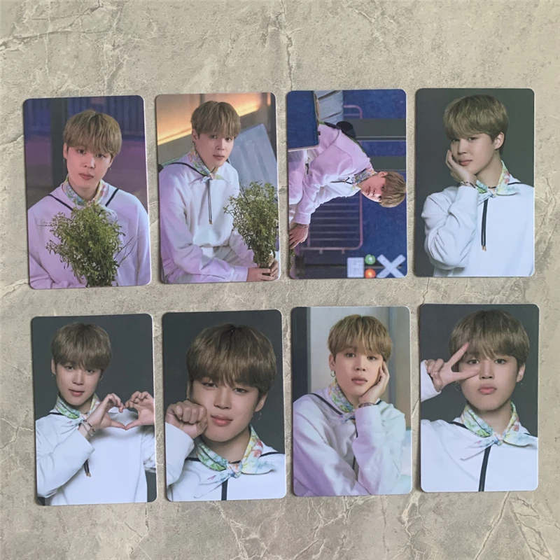 

KPOP Bangtan Boys 2021 MUSTER SOWOOZOO Photocard Jimin Jung Kook V SUGA Postcard Lomo Cards For Fans Collection 8Pcs/Set B89
