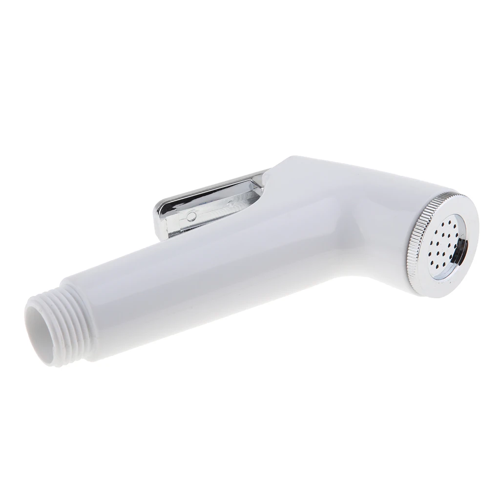 

White Bidet Sprayer Handheld Bidet Shattaf Sprayer for Toilet Flushing Gardening