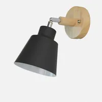 6 Color Nordic Style Indoor Lighting LED Wall Lamp Modern Wooden Bedroom Bracket Light Household Living Room Bathroom Lamp 20#12