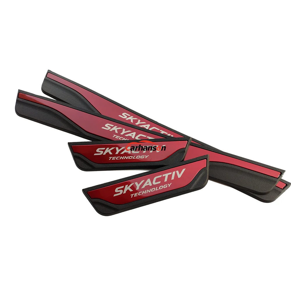 Стайлинга автомобилей Аксессуары для Mazda 6 Нержавеющая сталь Накладка дверного