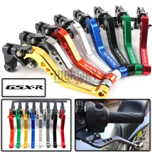

Short Brake Clutch Levers Motorcycle Adjustable Accessories CNC Brake Handle Bar Lever For Suzuki GSXR 1000 GSX-R1000 2005-2006