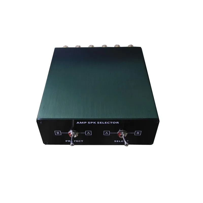 TZT Amplifier Switch Speaker AMP SPK SELECTOR Aluminum Case With / Without Tube Protection | Электроника