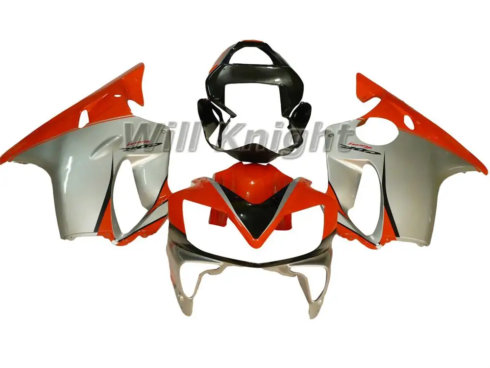 Красный Серебряный ABS обтекатель для HONDA CBR600F4I CBR 600 F4I 2001 2002 2003 мотоциклетный