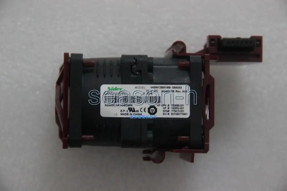 HP 775415 001 750688 аккумулятор большой емкости Proliant DL360 Gen9 DC12V 1.50A Сервер вентилятор