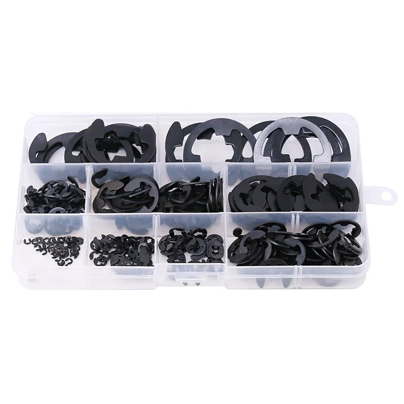 Набор внешних стопорных колец с электронным зажимом легированная сталь (набор из