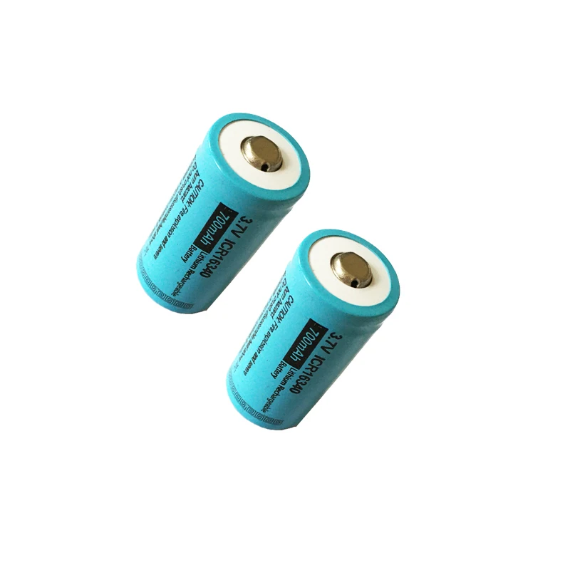 10 шт. ICR16340 700mah 3 7 v литий-ионный аккумулятор перезаряжаемый 16340 CR123A литиевые
