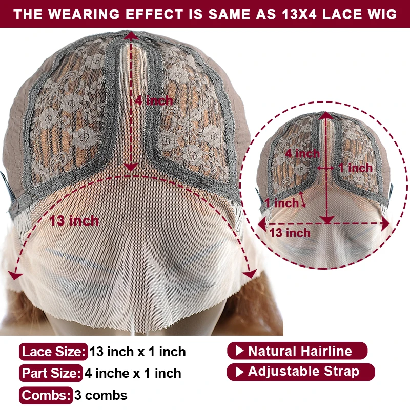 Transparent Lace Front Human Hair Wigs Peruvian Colored Blonde Body Wave Lace Front Wig Red Human Hair Wig For Women Remy Wigs