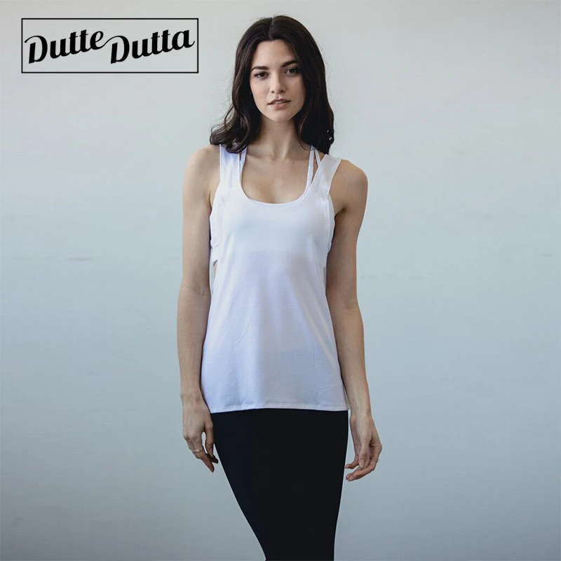 Женская спортивная одежда футболка для фитнеса майка с открытой спиной