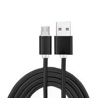 5v 2 1a nylon braided usb data cable fast charging cable 1 meter data cable for iphone for type c