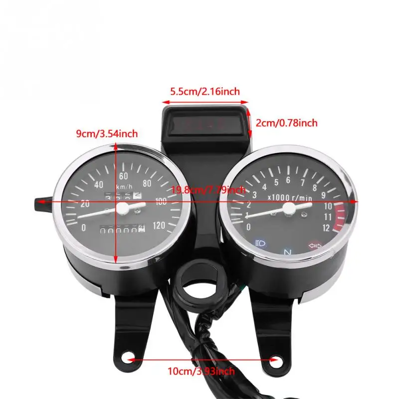 LED Motorcycle Modified Accessories Speedometer Odometer Tachometer for Suzuki GN125 Metal | Автомобили и мотоциклы