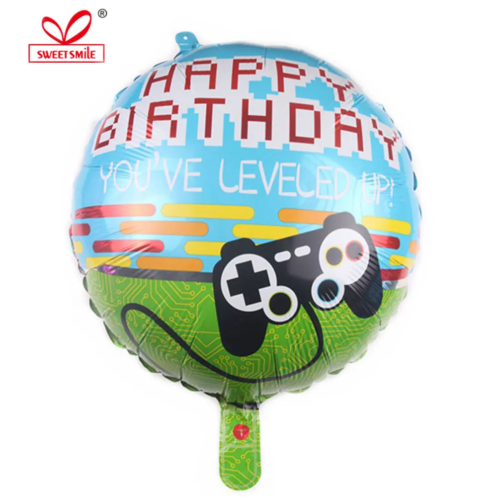 

Game Controllers Foil Balloons Kids Inflatable Ball Happy Birthday Gifts Decorations Anniversaire Wedding Ballons Party Supplies