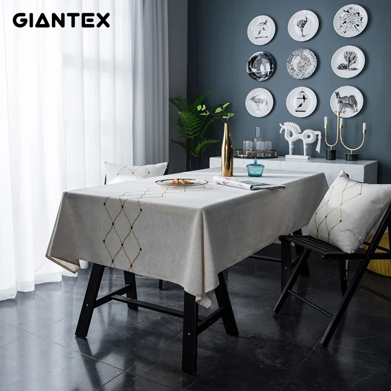 GIANTEX декоративная Скатерть Прямоугольные скатерти скатерть для обеденного стола обрус Tafelkleed mantel mesa nappe U2248