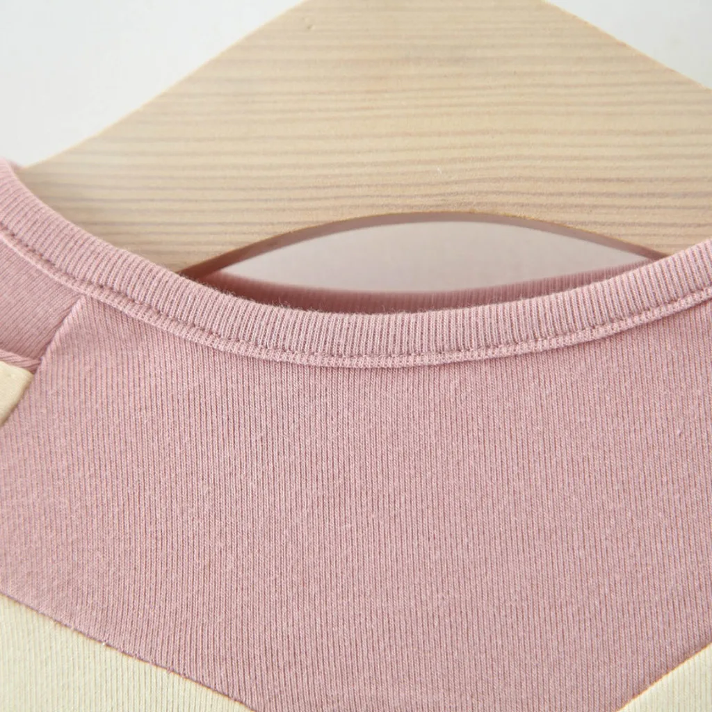 Платье принцессы осеннее детское платье с круглым вырезом и рисунком для