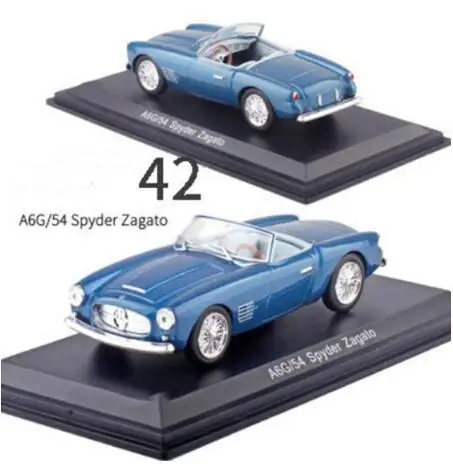 42 1:43 Масштаб металлический сплав классический Maseratis гоночный ралли модель автомобиля литые автомобили игрушки для коллекции дисплей для детей Подарки - Цвет: 42