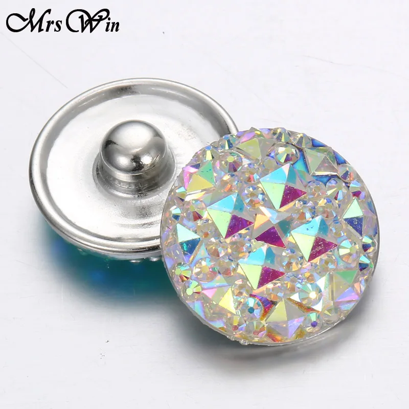 10 шт./лот случайно смешанные блестящие полимерные кнопки ювелирные изделия
