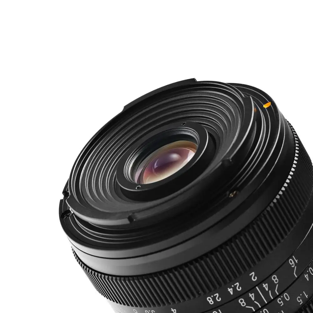 Профессиональный объектив Kamlan 15 мм F2.0 APS C с широким углом фиксированного фокуса