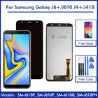 J610 или J410 Оригинальный Для Samsung Galaxy J6 Plus J6 + J4 Plus J4 + SM J610G J410G ЖК-дисплей с сенсорным экраном дигитайзер в сборе