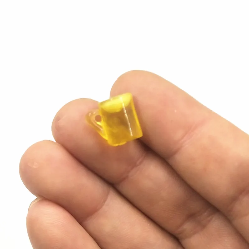 10 шт. 3D резиновые украшения в виде пива ожерелье серьги подвеска брелок подвески