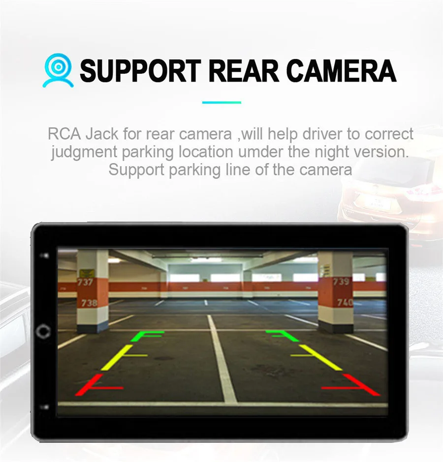 Автомагнитола с сенсорным экраном 10 1 дюйма Android 8 1DIN MP5 плеер Wi Fi GPS