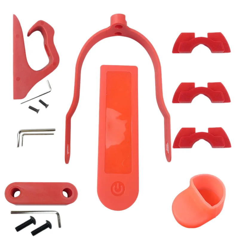 

For Xiaomi M365 Pro Accessories Set 6Pcs/Set for Electric Scooter Rear Fender Wing Mudguard Shock Absorption Accessories