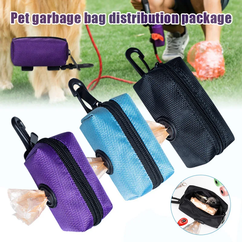 

Pet Dog Poops Waste Bag Dispenser Poo Holder Portable Accessories for Walking Travel HFD889