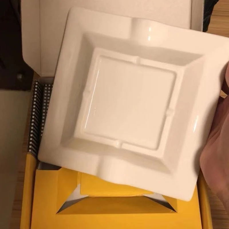 

COHIBA Cigarette Ashtrays Square Ceramic 2 Holder 1 Ash Slot Table Cigar Ash Tray Large Ashtray Smoking Accessories