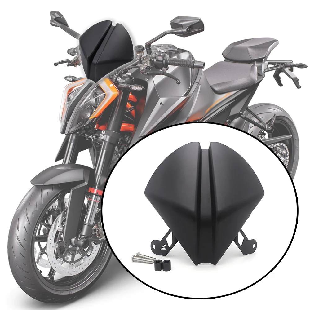 

Front Windshield Windscreen Airflow Wind Deflector Shield For 1290 Super SuperDuke R 2020 -UP Black Orange Motorcycle Fly Screen