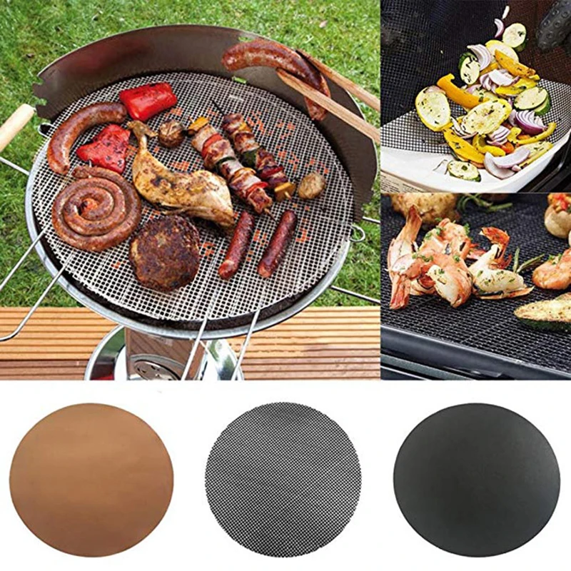 1 шт. антипригарные коврики для жарки барбекю с высокой степенью безопасности