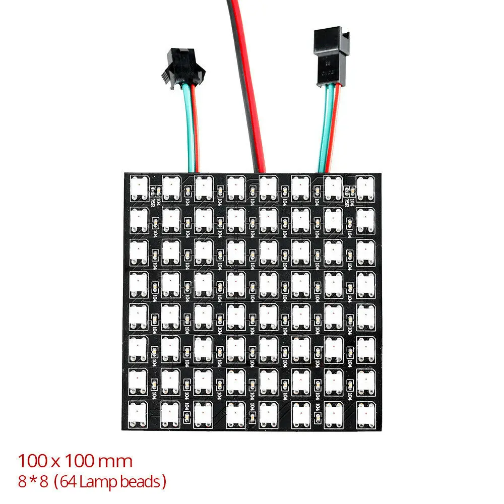 KAWATIK DC5V 8*8 16*16 8*32 пикселей WS2812B 2812 цифровой гибкий светодиодный программируемый