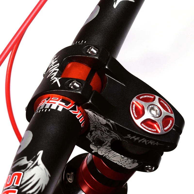 

SHIKRA MTB Aluminum Alloy Bike Bicycle Stems 50MM Fixed Short Handle Bar Stem Riser Road Bike Part Handlebar Stem