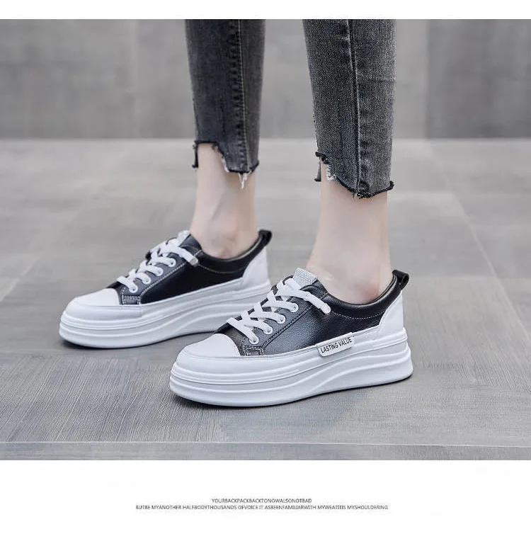 

Sneakers Women Fashion Casual Shoes Women Winter Thick Bottom Lace Casual Shoes Trend