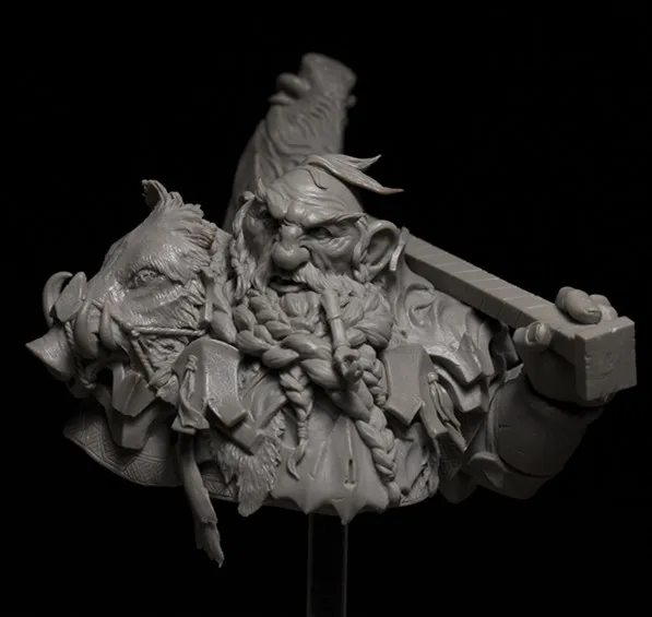 1/10 бюст каучуковая фигурка модель комплект Unassambled Неокрашенный BUST434|Наборы для