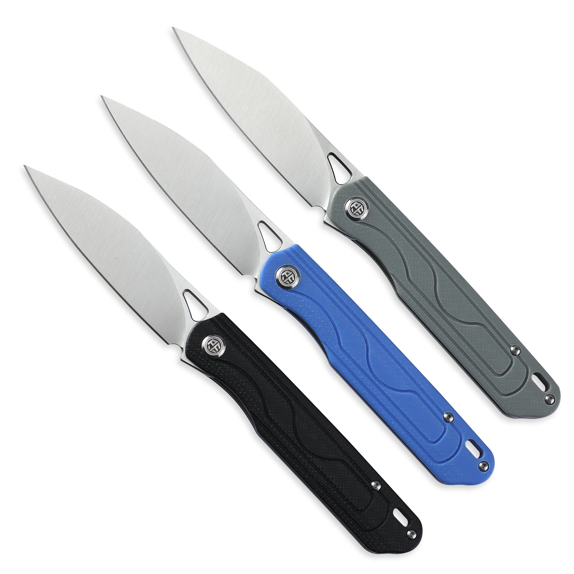 Складной нож 14C28N со стальным лезвием и рукояткой из G10 |