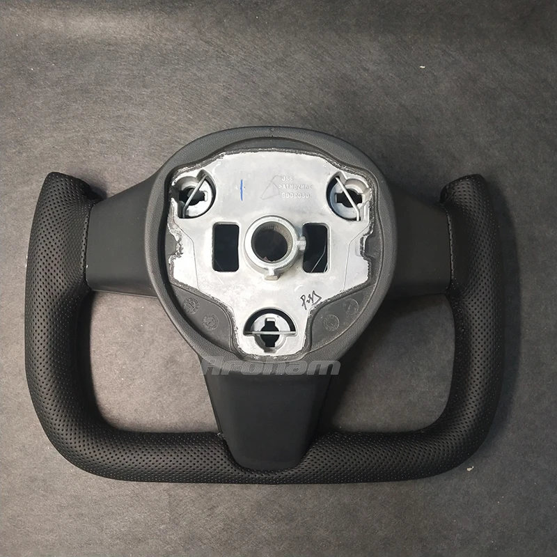 Высококачественное рулевое колесо из кожи под заказ для модели Tesla 3 Y 2017 2018 2019 2020