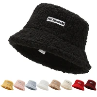 new winter hats for women warm bucket hats plush cotton outdoor panama lady caps for men fashion fisherman bonnet autumn cap