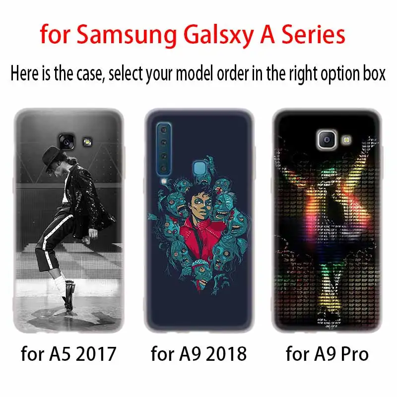 Прозрачный силиконовый чехол майкла джексона для телефона Samsung A50 A70 A80 A30 A40 A90 A6 A8 A9