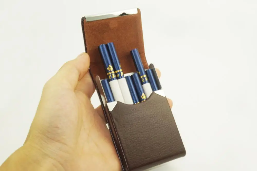 Pocket Cigarette Cigar Storage Box Case Container Holder Creative Gift Brown | Инструменты