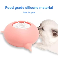 new born cat dog nursing bottle food grade material silicone bubble milk bowl puppies kitten multiple nipples bubble feeder