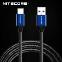 nitecore uac20 3 3ft usb c to usb a 2 0 3a fast charging cable
