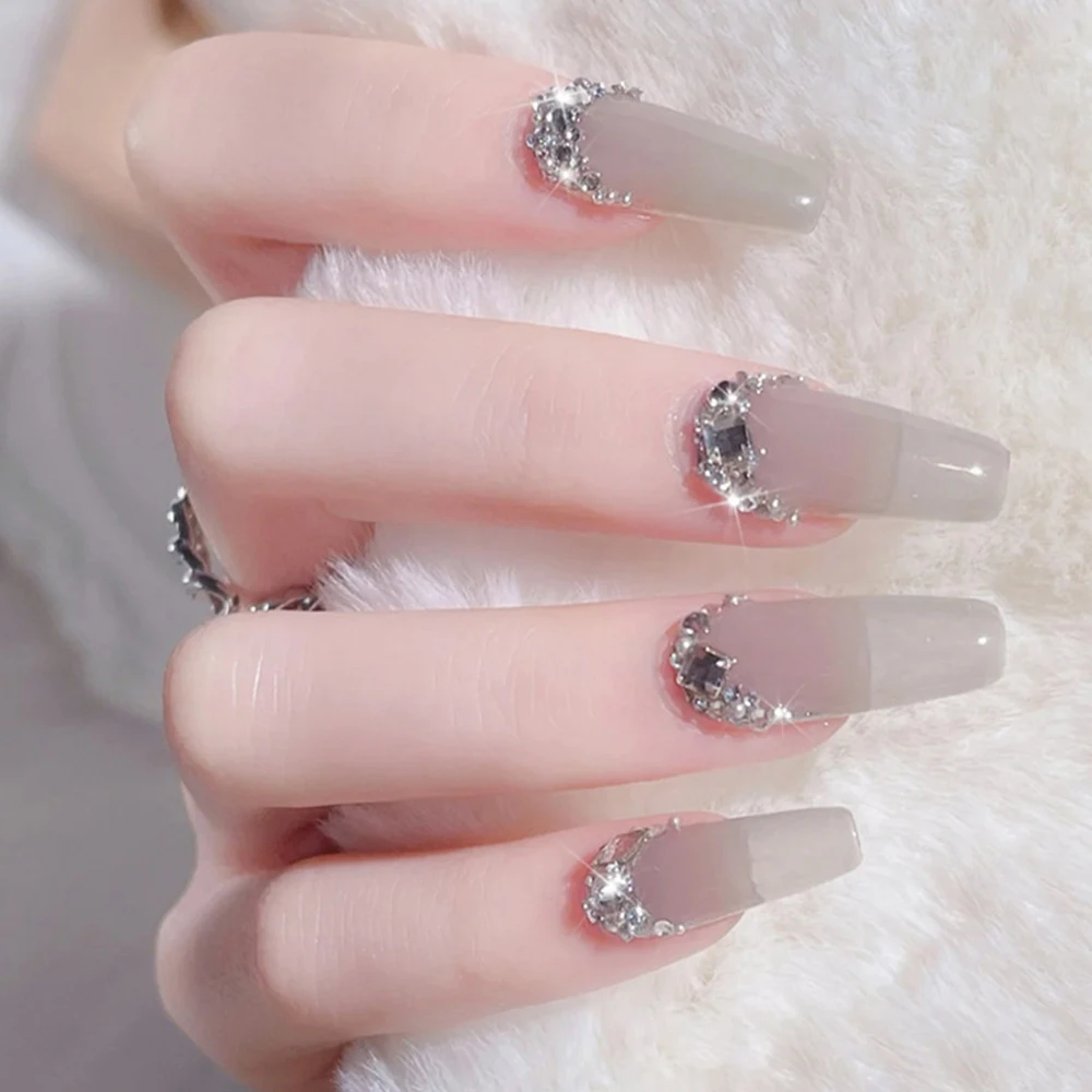 Nail Art Flat Diamond Super Flash Rhinestone Square Shaped Colorful Three-Dimensional Ornament Combination Box | Красота и здоровье
