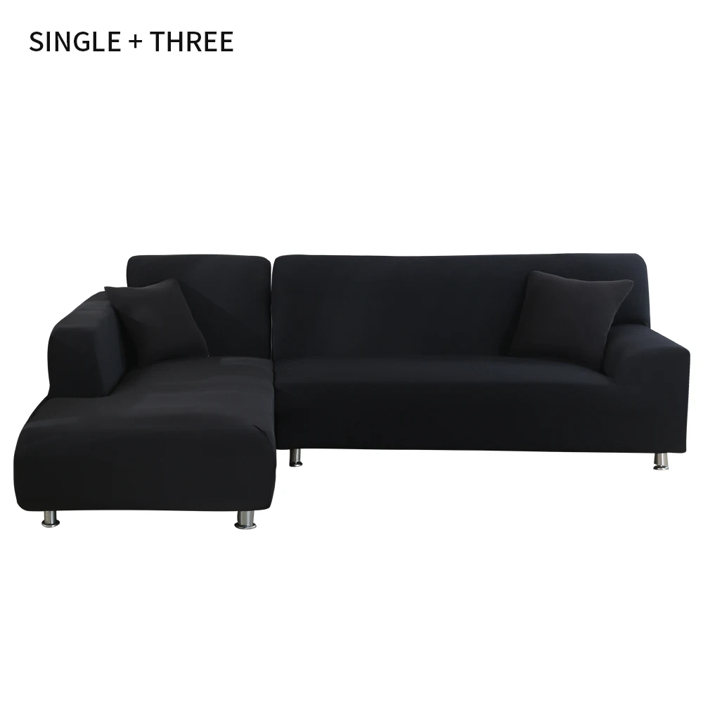 Эластичные Угловые чехлы для диванов 2 шт. угловых гостиной l-образные Чехлы | Дом