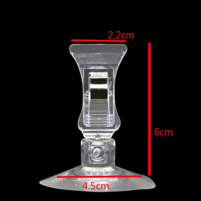 Горячая Распродажа 1 шт. 47 мм прозрачный Пластик настенный зажим с присоской крюк