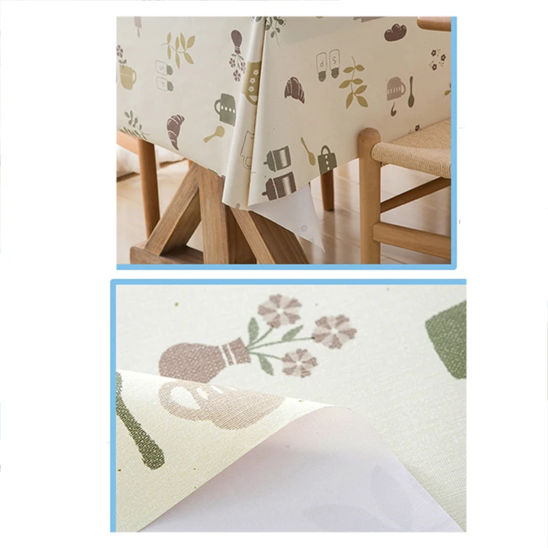 Небольшой свежий ПВХ скатерть коврик Современный минималистичный стиль