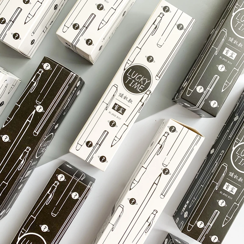 Творческая коробка искусственная ручка/сюрприз Подарочная гелевая ручка для