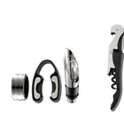 Набор для открывания вина, в том числе 5 предметов, из нержавеющей стали, открывалка для вина, насадка для бутылка-декантер