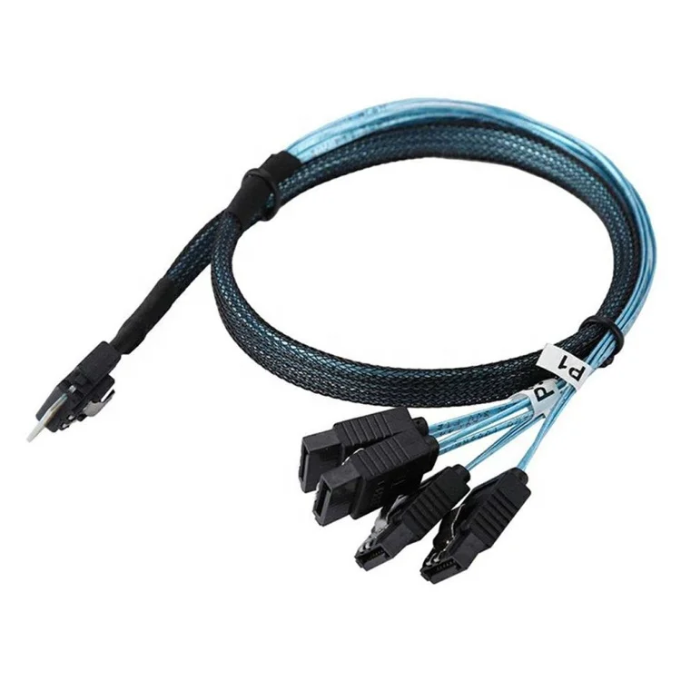 

Кабель для передачи данных Mini Sas 38P Φ 4i To 4 * Sata