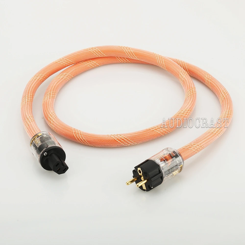 Высокое качество Hi-Fi аудио P113 5N OCC ЕС штепсель постоянного тока Мощность кабель P-029E ЕС Мощность штекер C-029 разъем Мощность кабель